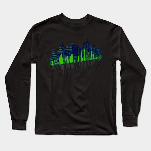 METROPOLIS #1 Long Sleeve T-Shirt by RickTurner